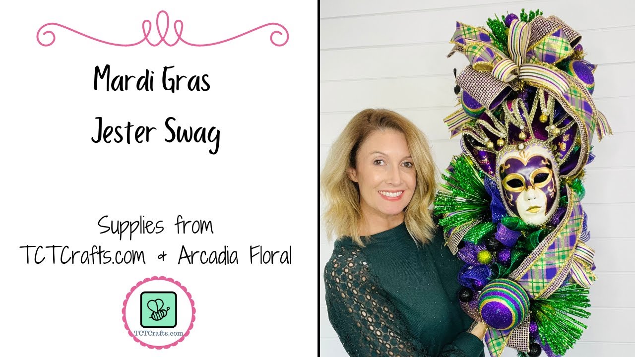 Crystal & Sparkle DIY DT Ornaments and Mardi Gras Tree Topper 